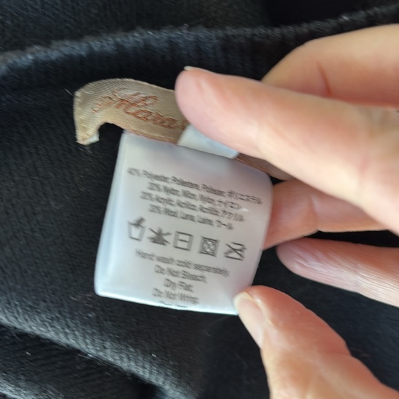 Mara Hoffman Knit Fringe Cardigan Black/Pink/Purple/Blue OS - Picture 6 of 7